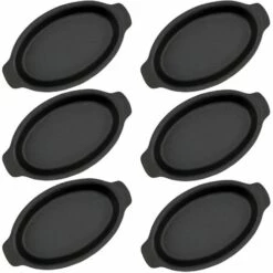 BBQ-Toro Set De Poêles De Service (6 Pièces) | 22,5 X 13 Cm Ovale | Plaque Grill 5 BBQ-Toro Set De Poêles De Service (6 Pièces) | 22,5 X 13 Cm Ovale | Plaque Grill -Accessoires de barbecue Soldes 18087564 3