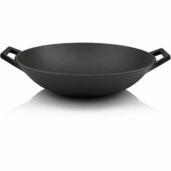 BBQ-Toro Wok En Fonte | Ø 35,5 Cm | Poêle à Frire + Gril