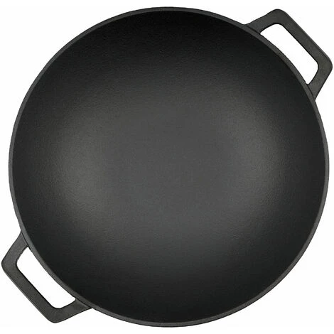 BBQ-Toro Wok En Fonte | Ø 35,5 Cm | Poêle à Frire + Gril 5 BBQ-Toro Wok En Fonte | Ø 35,5 Cm | Poêle à Frire + Gril – Image 5