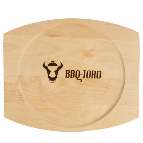 BBQ-Toro Poêle De Service Avec Sous-plat En Bois | Ø 22 Cm | Poêle à Griller 3 BBQ-Toro Poêle De Service Avec Sous-plat En Bois | Ø 22 Cm | Poêle à Griller – Image 3