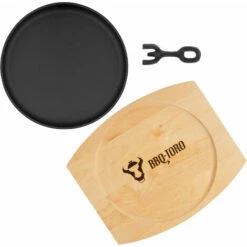 BBQ-Toro Poêle De Service Avec Sous-plat En Bois | Ø 22 Cm | Poêle à Griller 9 BBQ-Toro Poêle De Service Avec Sous-plat En Bois | Ø 22 Cm | Poêle à Griller -Accessoires de barbecue Soldes 18087853 5
