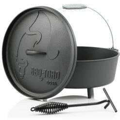 BBQ-Toro Dutch Oven DO6A | 5,5 Litres | Alpha Marmite En Fonte