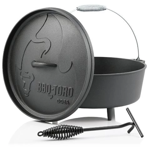 BBQ-Toro Dutch Oven DO6A | 5,5 Litres | Alpha Marmite En Fonte 1 BBQ-Toro Dutch Oven DO6A | 5,5 Litres | Alpha Marmite En Fonte