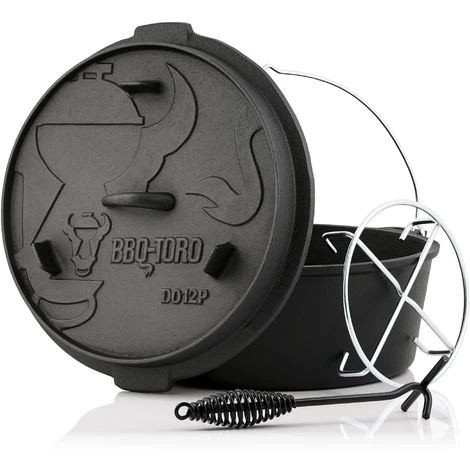 BBQ-Toro Dutch Oven DO12PX | 13,6 Litres | Premium Marmite En Fonte 1 BBQ-Toro Dutch Oven DO12PX | 13,6 Litres | Premium Marmite En Fonte