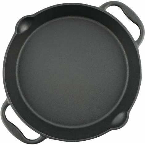 BBQ-Toro Poêle à Griller En Fonte | Ø 30 Cm | Plat De Service Avec Bec Verseur 1 BBQ-Toro Poêle à Griller En Fonte | Ø 30 Cm | Plat De Service Avec Bec Verseur