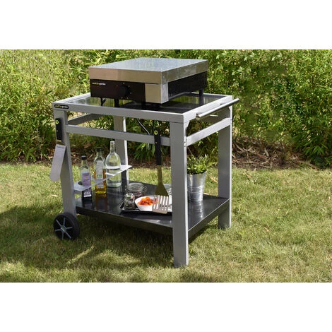 Desserte De Jardin - Media M Pour Barbecue/plancha/plan De Travail - L 93,5 × L 67 × H 80,5 Cm - Cook'in Garden 5 Desserte De Jardin - Media M Pour Barbecue/plancha/plan De Travail - L 93,5 × L 67 × H 80,5 Cm - Cook'in Garden – Image 5