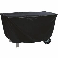 Housse Pour Barbecue/plancha - Rectangulaire - Déperlante Et Imperméable - Dimensions: L.160xl.65xH.85cm (Grande) - Cook'in Garden - Noir