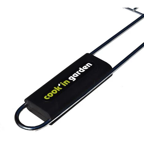 Grille De Barbecue Double - Rectangulaire - 2 Poignées - 60x40 Cm - Cook'in Garden 2 Grille De Barbecue Double - Rectangulaire - 2 Poignées - 60x40 Cm - Cook'in Garden – Image 2