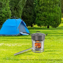 ASUPERMALL Tube De Soufflage De Feu, Outil De Feu De Camp Pliable D'Exterieur 5 ASUPERMALL Tube De Soufflage De Feu, Outil De Feu De Camp Pliable D'Exterieur -Accessoires de barbecue Soldes 18557873 3