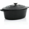 BBQ-Toro Cocotte | 4,3 Litre - Ø 24 Cm | Fonte, émaillé, Noir