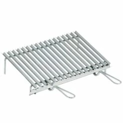 Griglia Con Recupero Grassi Ompagrill Acciaio Inox -35x40 Cm - -