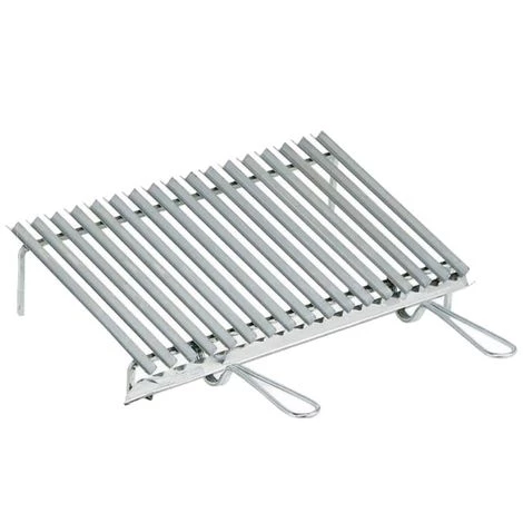 Griglia Con Recupero Grassi Ompagrill Acciaio Inox -35x40 Cm - - 1 Griglia Con Recupero Grassi Ompagrill Acciaio Inox -35x40 Cm - -