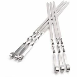 BBQMASTER® Brochettes à BBQ En Inox (Lot De 6) Gris - Gris 5 BBQMASTER® Brochettes à BBQ En Inox (Lot De 6) Gris - Gris -Accessoires de barbecue Soldes 19946616 3