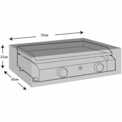 Housse De Protection Pour Plancha à Gaz 52x50x22cm Werkapro