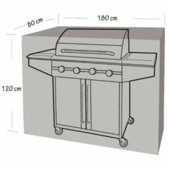 Housse De Protection Pour Barbecue Et Plancha Werkapro 180 X 80 X 120 Cm