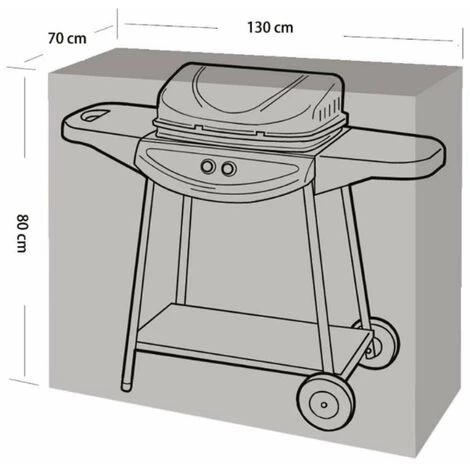 Housse Barbecue Et Plancha 130x70x80cm Werkapro 3 Housse Barbecue Et Plancha 130x70x80cm Werkapro – Image 3