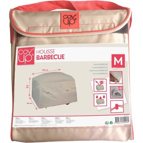 COV'UP Housse Pour Barbecue Plancha Polyester Taupe 102x46x92 Cm - Taupe 1 COV'UP Housse Pour Barbecue Plancha Polyester Taupe 102x46x92 Cm - Taupe