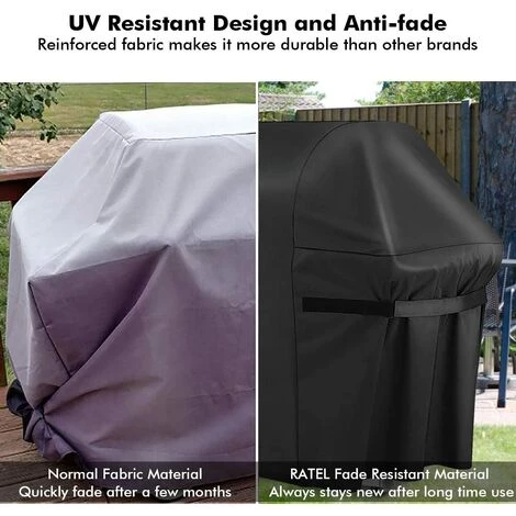 BEARSU Housse Barbecue, Bache Barbecue Exterieur 100% Impermeable - Housse Pour Barbecue 420D Tissu Oxford Ne Se Décolore Pas Bâche Barbecue Housse Plancha Pour Weber Char Broil (122 Cm * 147 Cm * 61 Cm) 3 BEARSU Housse Barbecue, Bache Barbecue Exterieur 100% Impermeable - Housse Pour Barbecue 420D Tissu Oxford Ne Se Décolore Pas Bâche Barbecue Housse Plancha Pour Weber Char Broil (122 Cm * 147 Cm * 61 Cm) – Image 3