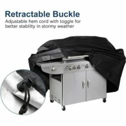 LITZEE Bâche De Protection étanche Pour Barbecue 145 X 61 X 117cm (Noir) 8 LITZEE Bâche De Protection étanche Pour Barbecue 145 X 61 X 117cm (Noir) -Accessoires de barbecue Soldes 26463175 4