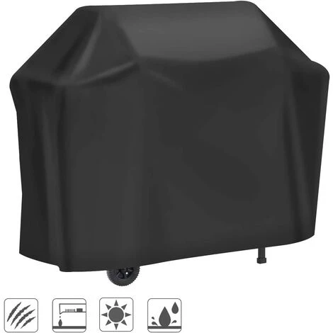 LITZEE Barbecue Cover, 210D Heavy Duty Tarp Cover Oxford Protection BBQ Grill Cover Anti-UV / Anti-water / Anti-Moisture (145 * 61 * 117cm) 1 LITZEE Barbecue Cover, 210D Heavy Duty Tarp Cover Oxford Protection BBQ Grill Cover Anti-UV / Anti-water / Anti-Moisture (145 * 61 * 117cm)