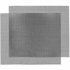 LONGZIMING Grille Barbecue, Tapis De Cuisson Réutilisable Et Découpable Grille Anti-adhésif Pour Yaourtières Barbecue Four Cuisson - 2pc (42 * 36)