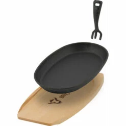 BBQ-Toro Set De Poêles à Servir Avec Socle En Bois | 27 X 18 X 3 Cm - Ovale 8 BBQ-Toro Set De Poêles à Servir Avec Socle En Bois | 27 X 18 X 3 Cm - Ovale -Accessoires de barbecue Soldes 27361219 4