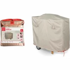 OVIALA Housse Barbecue Rectangulaire 110 X 58 X 60 Cm Taupe Cov'Up - Taupe
