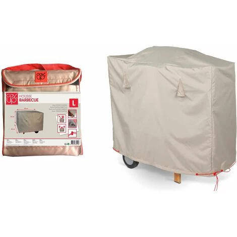OVIALA Housse Barbecue Rectangulaire 110 X 58 X 60 Cm Taupe Cov'Up - Taupe 1 OVIALA Housse Barbecue Rectangulaire 110 X 58 X 60 Cm Taupe Cov'Up - Taupe
