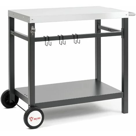 BBQ-Toro Chariot Pour Barbecue 85 X 50 X 81 Cm | Table D'appoint 1 BBQ-Toro Chariot Pour Barbecue 85 X 50 X 81 Cm | Table D'appoint