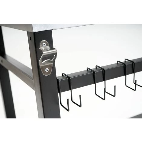 BBQ-Toro Chariot Pour Barbecue 85 X 50 X 81 Cm | Table D'appoint 4 BBQ-Toro Chariot Pour Barbecue 85 X 50 X 81 Cm | Table D'appoint – Image 4