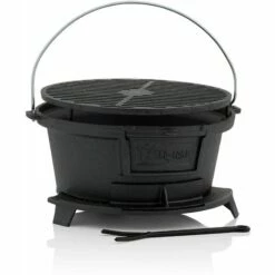 BBQ-Toro Barbecue En Fonte Avec Grille | 32 X 33 X 18 Cm | Hibachi Style