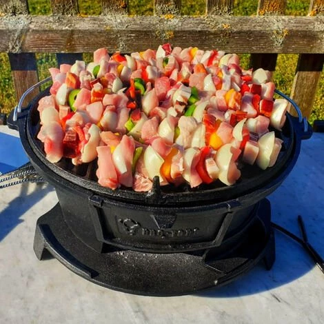 BBQ-Toro Barbecue En Fonte Avec Grille | 32 X 33 X 18 Cm | Hibachi Style 2 BBQ-Toro Barbecue En Fonte Avec Grille | 32 X 33 X 18 Cm | Hibachi Style – Image 2