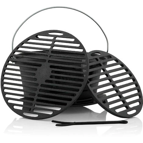 BBQ-Toro Barbecue En Fonte Avec Grille | 32 X 33 X 18 Cm | Hibachi Style 5 BBQ-Toro Barbecue En Fonte Avec Grille | 32 X 33 X 18 Cm | Hibachi Style – Image 5