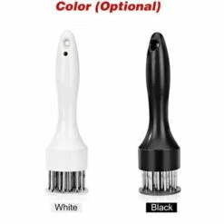 HAPPYSHOPPING Attendrisseur De Viande En Acier Inoxydable, Attendrisseur De Viande, Design A 22 Aiguilles, Noir - Noir 7 HAPPYSHOPPING Attendrisseur De Viande En Acier Inoxydable, Attendrisseur De Viande, Design A 22 Aiguilles, Noir - Noir -Accessoires de barbecue Soldes 27783115 3