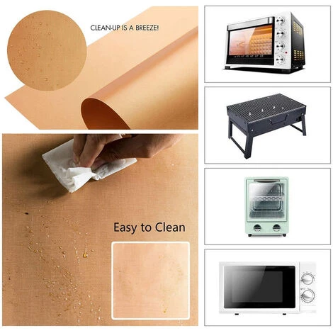 DEVENIRRICHE Tapis De Gril 6PCS 100% Antiadhésif Pour Barbecue Et Tapis De Cuisson Réutilisables Et Faciles à Nettoyer - Fonctionne Au Gaz, Au Charbon De Bois, Au Gril électrique Et Plus 5 DEVENIRRICHE Tapis De Gril 6PCS 100% Antiadhésif Pour Barbecue Et Tapis De Cuisson Réutilisables Et Faciles à Nettoyer - Fonctionne Au Gaz, Au Charbon De Bois, Au Gril électrique Et Plus – Image 5