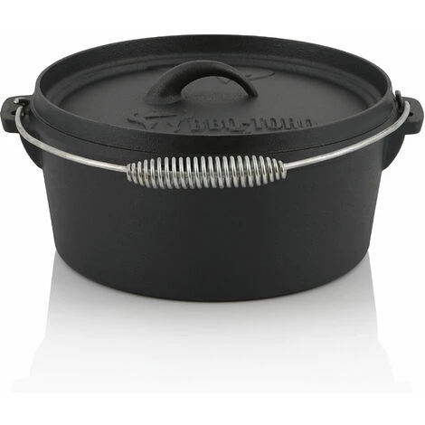 BBQ-Toro Dutch Oven Set Dans Une Boîte En Bois (10 Pièces) | Fonte - Déjà Brûlé 3 BBQ-Toro Dutch Oven Set Dans Une Boîte En Bois (10 Pièces) | Fonte - Déjà Brûlé – Image 3