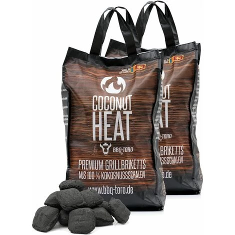 BBQ-Toro Briquettes De Barbecue En 100 % Noix De Coco | 20 Kg 1 BBQ-Toro Briquettes De Barbecue En 100 % Noix De Coco | 20 Kg