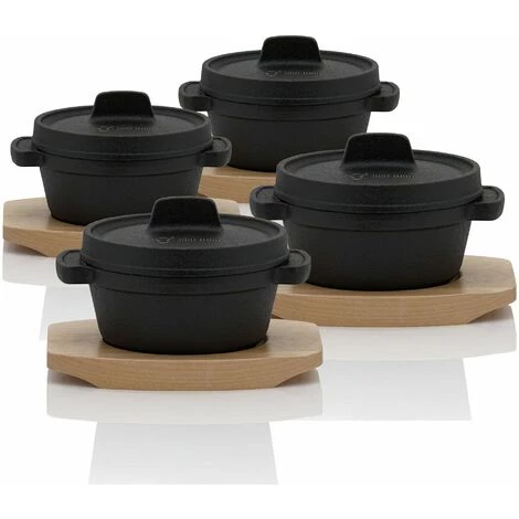 BBQ-Toro Mini Dutch Oven (4 Pièces) | Ø 11 Cm - Rond | Pot De Service En Fonte 1 BBQ-Toro Mini Dutch Oven (4 Pièces) | Ø 11 Cm - Rond | Pot De Service En Fonte