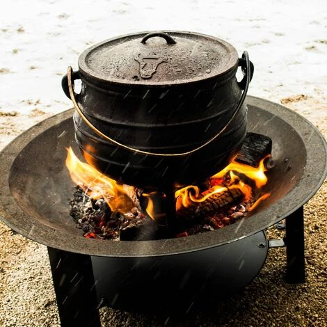 BBQ-Toro Potjie #6 Avec Pieds | 14 Litres | Chaudron De Sorcière En Fonte | Pot 2 BBQ-Toro Potjie #6 Avec Pieds | 14 Litres | Chaudron De Sorcière En Fonte | Pot – Image 2