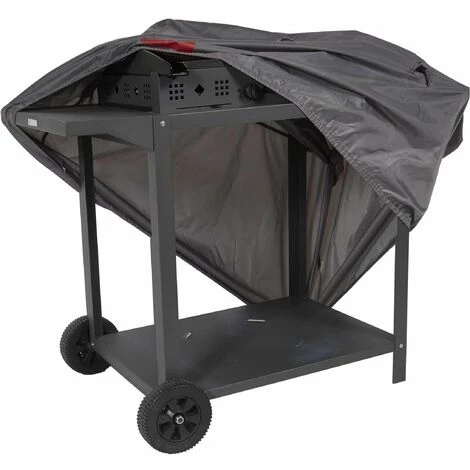Housse Barbecue Rectangulaire 150 X 60 X 90 Cm Grise Cov'Up - Gris 2 Housse Barbecue Rectangulaire 150 X 60 X 90 Cm Grise Cov'Up - Gris – Image 2