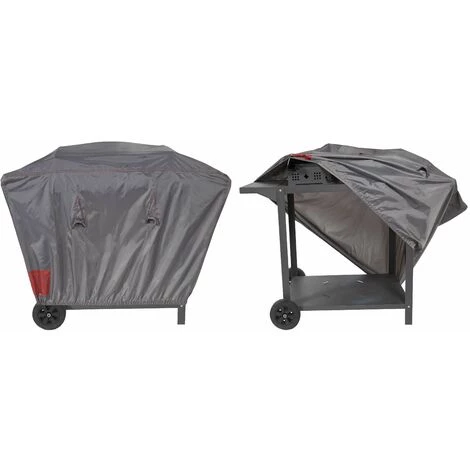 Housse Barbecue Rectangulaire 150 X 60 X 90 Cm Grise Cov'Up - Gris 3 Housse Barbecue Rectangulaire 150 X 60 X 90 Cm Grise Cov'Up - Gris – Image 3