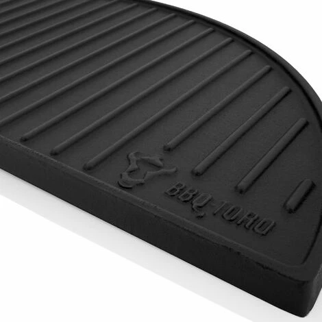 BBQ-Toro Plaque En Fonte Pour Gril Céramique Kamado (Ø 52 Cm), Plaque Réversible 4 BBQ-Toro Plaque En Fonte Pour Gril Céramique Kamado (Ø 52 Cm), Plaque Réversible – Image 4