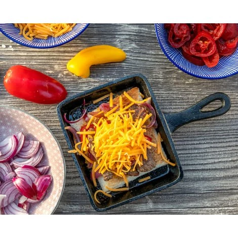 BBQ-Toro Poêle à Raclette En Fonte (6 Pièces) 12,5 X 18 Cm | Plat De Service 3 BBQ-Toro Poêle à Raclette En Fonte (6 Pièces) 12,5 X 18 Cm | Plat De Service – Image 3