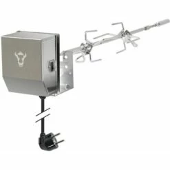 BBQ-Toro Set De Tournebroche En Acier Inox | Pour Weber Spirit II 200 Et 300