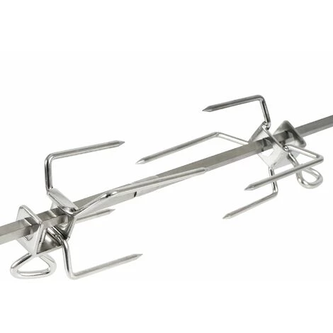 BBQ-Toro Set De Tournebroche En Acier Inox | Pour Weber Spirit II 200 Et 300 2 BBQ-Toro Set De Tournebroche En Acier Inox | Pour Weber Spirit II 200 Et 300 – Image 2