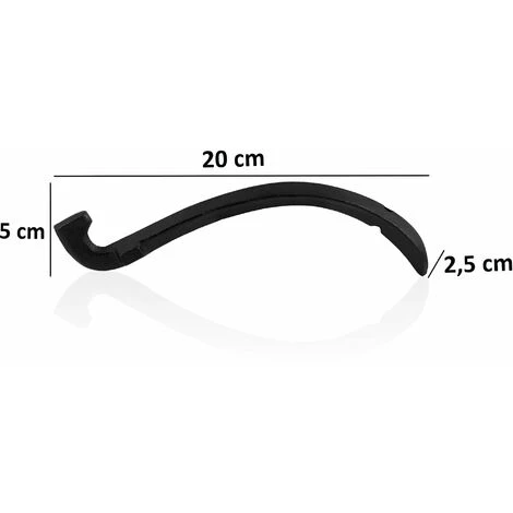 BBQ-Toro Lève-grille En Fonte | 20 X 2,5 X 5 Cm | élévateur De Grilles Pour Bbq 2 BBQ-Toro Lève-grille En Fonte | 20 X 2,5 X 5 Cm | élévateur De Grilles Pour Bbq – Image 2