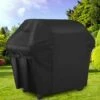 BRIDAY Housse Barbecue, Bache Barbecue, 600D Imperméable Double Couche Avec Boucle Fixe Bilatérale Réglable, Housse Pour Barbecue Weber, Étanche Housse Bâche De Protection BBQ (152cm/60inch)