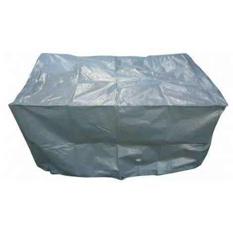 TITANIUM Housse De Protection Pour Barbecue Rectangulaire - Argent - 125x70x70 Cm 1 TITANIUM Housse De Protection Pour Barbecue Rectangulaire - Argent - 125x70x70 Cm