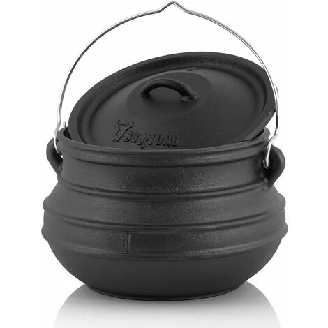 BBQ-Toro Potjie #1 | 3 Litres | Chaudron De Sorcière En Fonte | Pot De Cuisson 1 BBQ-Toro Potjie #1 | 3 Litres | Chaudron De Sorcière En Fonte | Pot De Cuisson