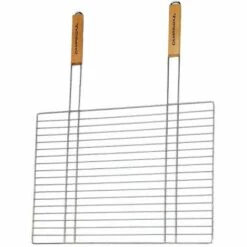 Grille Rectangulaire Simple L CAMPINGAZ - Pour Barbecue - Double Manche - 67x40cm